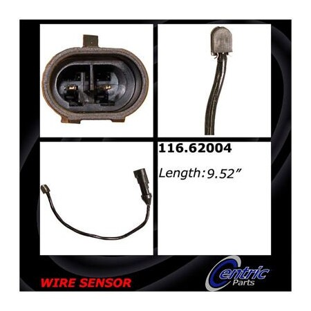 Centric Brake Pad Sensor Wires, Parts 116.62004